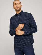 gemustertes Hemd - Männer - navy base white element design gemustertes Hemd - Männer - navy base white element design - 5 - TOM TAILOR