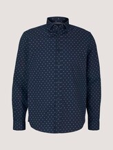 gemustertes Hemd - Männer - navy base white element design gemustertes Hemd - Männer - navy base white element design - 7 - TOM TAILOR