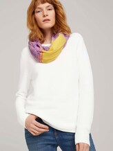 gemusterter Schlauchschal - Frauen - lilac yellow flower design gemusterter Schlauchschal - Frauen - lilac yellow flower design - 5 - TOM TAILOR