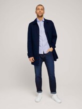 kurzärmliges Hemd - Männer - white navy structure kurzärmliges Hemd - Männer - white navy structure - 3 - TOM TAILOR