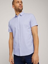 kurzärmliges Hemd - Männer - white navy structure kurzärmliges Hemd - Männer - white navy structure - 5 - TOM TAILOR