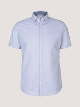 kurzärmliges Hemd - Männer - white navy structure kurzärmliges Hemd - Männer - white navy structure - 7 - TOM TAILOR