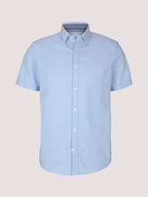 kurzärmliges Hemd - Männer - light blue white structure kurzärmliges Hemd - Männer - light blue white structure - 7 - TOM TAILOR