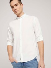 Hemd mit Bio-Baumwolle - Männer - White Hemd mit Bio-Baumwolle - Männer - White - 5 - TOM TAILOR