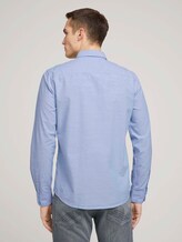 Hemd mit Bio-Baumwolle - Männer - light blue chambray Hemd mit Bio-Baumwolle - Männer - light blue chambray - 2 - TOM TAILOR