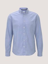 Hemd mit Bio-Baumwolle - Männer - light blue chambray Hemd mit Bio-Baumwolle - Männer - light blue chambray - 7 - TOM TAILOR