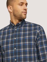 kariertes Hemd - Männer - navy space yarn check kariertes Hemd - Männer - navy space yarn check - 9 - TOM TAILOR