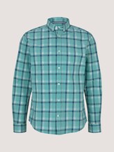 kariertes Hemd - Männer - green space yarn check kariertes Hemd - Männer - green space yarn check - 7 - TOM TAILOR