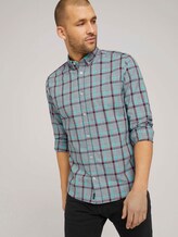 kariertes Hemd - Männer - off white space yarn check kariertes Hemd - Männer - off white space yarn check - 5 - TOM TAILOR