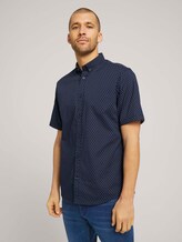 gemustertes Hemd - Männer - navy white blue element design gemustertes Hemd - Männer - navy white blue element design - 1 - TOM TAILOR