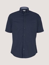 gemustertes Hemd - Männer - navy white blue element design gemustertes Hemd - Männer - navy white blue element design - 7 - TOM TAILOR