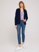 gemusterte Bluse mit Knopfleiste - Frauen - lilac yellow flower design gemusterte Bluse mit Knopfleiste - Frauen - lilac yellow flower design - 3 - TOM TAILOR