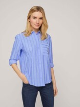 gestreifte Hemdbluse - Frauen - blue dobby stripe gestreifte Hemdbluse - Frauen - blue dobby stripe - 5 - TOM TAILOR