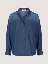 Hemdbluse Hemdbluse aus Lyocell-Denim - Frauen - dark stone wash denim Hemdbluse Hemdbluse aus Lyocell-Denim - Frauen - dark stone wash denim - 7 - TOM TAILOR