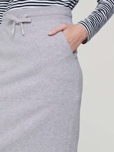 Rock in Melange-Optik mit Bio-Baumwolle - Frauen - comfort grey melange Rock in Melange-Optik mit Bio-Baumwolle - Frauen - comfort grey melange - 9 - TOM TAILOR