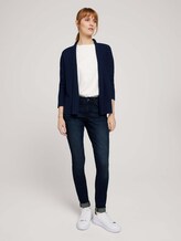 Strukturierter Cardigan mit Bio-Baumwolle - Frauen - Sky Captain Blue Strukturierter Cardigan mit Bio-Baumwolle - Frauen - Sky Captain Blue - 3 - TOM TAILOR