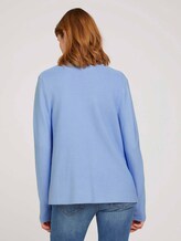 Strukturierter Cardigan mit Bio-Baumwolle - Frauen - stonington blue Strukturierter Cardigan mit Bio-Baumwolle - Frauen - stonington blue - 2 - TOM TAILOR