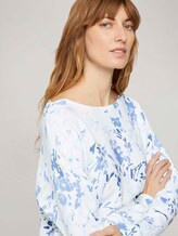 gemusterter Pullover aus Bio-Baumwolle - Frauen - offwhite big flower design gemusterter Pullover aus Bio-Baumwolle - Frauen - offwhite big flower design - 9 - TOM TAILOR