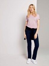 Basic T-Shirt aus Modalgemisch - Frauen - Summer Lotus Basic T-Shirt aus Modalgemisch - Frauen - Summer Lotus - 3 - TOM TAILOR
