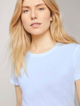 Basic T-Shirt aus Modalgemisch - Frauen - White Basic T-Shirt aus Modalgemisch - Frauen - White - 9 - TOM TAILOR