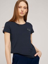 T-Shirt mit Print mit Bio-Baumwolle - Frauen - Sky Captain Blue T-Shirt mit Print mit Bio-Baumwolle - Frauen - Sky Captain Blue - 5 - TOM TAILOR Denim