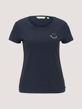 T-Shirt mit Print mit Bio-Baumwolle - Frauen - Sky Captain Blue T-Shirt mit Print mit Bio-Baumwolle - Frauen - Sky Captain Blue - 7 - TOM TAILOR Denim