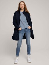 Gestreiftes Langarmshirt mit Bio-Baumwolle - Frauen - indigo blue creme stripe Gestreiftes Langarmshirt mit Bio-Baumwolle - Frauen - indigo blue creme stripe - 3 - TOM TAILOR Denim