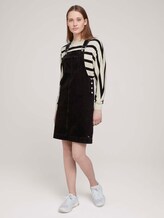 mini Latzkleid aus Jeans - Frauen - destroyed mid stone black deni mini Latzkleid aus Jeans - Frauen - destroyed mid stone black deni - 3 - TOM TAILOR Denim