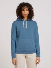 Basic Hoodie - Frauen - soft mid blue Basic Hoodie - Frauen - soft mid blue - 1 - TOM TAILOR Denim