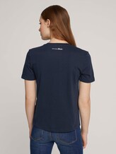 T-Shirt mit Bio-Baumwolle - Frauen - Sky Captain Blue T-Shirt mit Bio-Baumwolle - Frauen - Sky Captain Blue - 2 - TOM TAILOR Denim