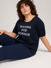 T-Shirt mit Bio-Baumwolle - Frauen - Sky Captain Blue T-Shirt mit Bio-Baumwolle - Frauen - Sky Captain Blue - 5 - My True Me