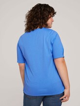 T-Shirt mit Bio-Baumwolle - Frauen - Marina Bay Blue T-Shirt mit Bio-Baumwolle - Frauen - Marina Bay Blue - 2 - My True Me