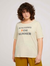 T-Shirt mit Bio-Baumwolle - Frauen - champagne white T-Shirt mit Bio-Baumwolle - Frauen - champagne white - 1 - My True Me