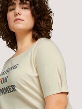 T-Shirt mit Bio-Baumwolle - Frauen - champagne white T-Shirt mit Bio-Baumwolle - Frauen - champagne white - 9 - My True Me