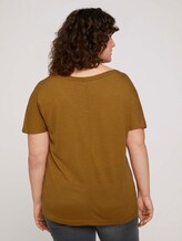 T-Shirt mit Ärmeldetail - Frauen - California Umber T-Shirt mit Ärmeldetail - Frauen - California Umber - 2 - My True Me