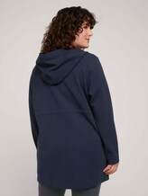 Sweatjacke mit Tunnelzug und Kapuze - Frauen - Sky Captain Blue Sweatjacke mit Tunnelzug und Kapuze - Frauen - Sky Captain Blue - 2 - My True Me