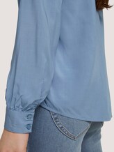 V-Aussschnitt Bluse mit LENZING™ ECOVERO™ - Frauen - soft mid blue V-Aussschnitt Bluse mit LENZING™ ECOVERO™ - Frauen - soft mid blue - 9 - TOM TAILOR Denim
