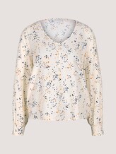 V-Aussschnitt Bluse mit LENZING™ ECOVERO™ - Frauen - creme dot print V-Aussschnitt Bluse mit LENZING™ ECOVERO™ - Frauen - creme dot print - 7 - TOM TAILOR Denim