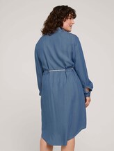 Jeans Blusenkleid mit Gürtel - Frauen - Blue Denim Jeans Blusenkleid mit Gürtel - Frauen - Blue Denim - 2 - My True Me