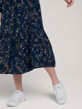 gemustertes Midi Kleid mit LENZING™ ECOVERO™ - Frauen - blue dot print gemustertes Midi Kleid mit LENZING™ ECOVERO™ - Frauen - blue dot print - 10 - TOM TAILOR Denim