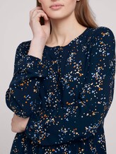 gemustertes Midi Kleid mit LENZING™ ECOVERO™ - Frauen - blue dot print gemustertes Midi Kleid mit LENZING™ ECOVERO™ - Frauen - blue dot print - 9 - TOM TAILOR Denim