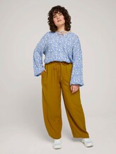 Plus - Tunika Bluse mit Blumenmuster - Frauen - blue flower paisley Plus - Tunika Bluse mit Blumenmuster - Frauen - blue flower paisley - 3 - My True Me