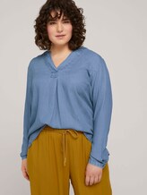 Lyocell Jeansbluse - Frauen - Blue Denim Lyocell Jeansbluse - Frauen - Blue Denim - 5 - My True Me