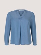 Lyocell Jeansbluse - Frauen - Blue Denim Lyocell Jeansbluse - Frauen - Blue Denim - 7 - My True Me