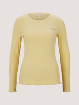 Langarmshirt - Frauen - soft yellow Langarmshirt - Frauen - soft yellow - 7 - TOM TAILOR Denim