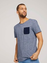 Tshirt mit Brusttasche - Männer - Dark Blue Stripe Tshirt mit Brusttasche - Männer - Dark Blue Stripe - 5 - TOM TAILOR Denim