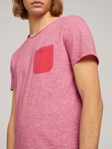 Tshirt mit Brusttasche - Männer - normal red yd mini stripe Tshirt mit Brusttasche - Männer - normal red yd mini stripe - 9 - TOM TAILOR Denim