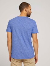 Tshirt mit Brusttasche - Männer - shiny royal yd mini stripe Tshirt mit Brusttasche - Männer - shiny royal yd mini stripe - 2 - TOM TAILOR Denim