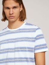 gestreiftes T-Shirt - Männer - white blue irregulat stripe gestreiftes T-Shirt - Männer - white blue irregulat stripe - 9 - TOM TAILOR Denim