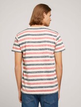 gestreiftes T-Shirt - Männer - red navy almond middle stripe gestreiftes T-Shirt - Männer - red navy almond middle stripe - 2 - TOM TAILOR Denim